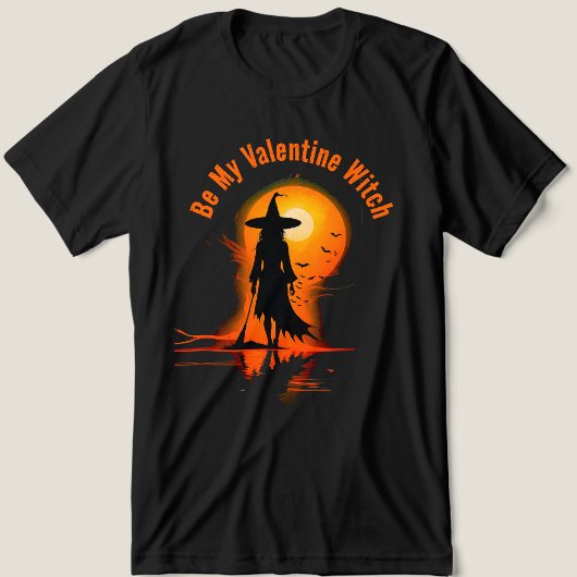 T-shirt En Tri-matière Magique Gothique Valentines Soyez ma sorcière Vale