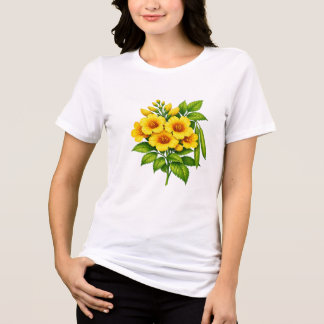 T-shirt En Tri-matière Magnifique bouquet de tournesols jaunes avec des f