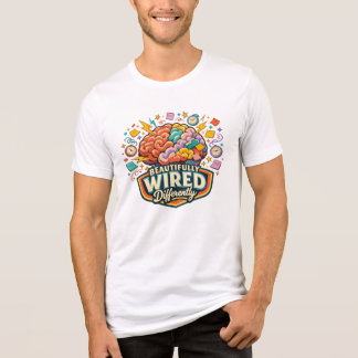 T-shirt En Tri-matière Magnifiquement Câblé Différemment Neurodivergent T