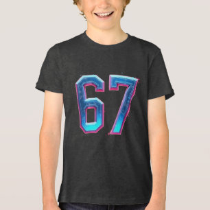T-shirt En Tri-matière Maillot de sport style baseball football Team 67