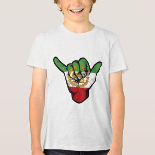 T-shirt En Tri-matière Main de Shaka du Lion Persan