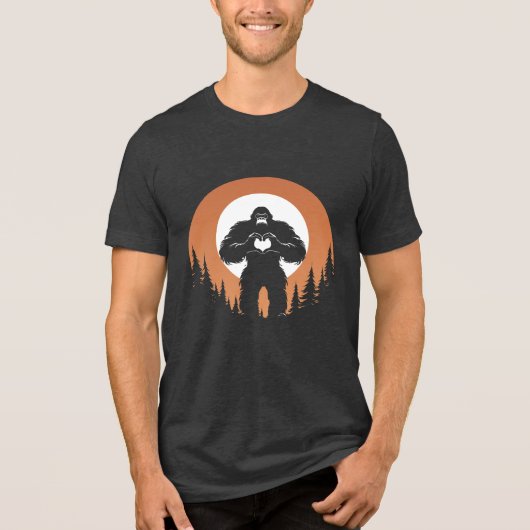 T-shirt En Tri-matière Mains Coeur Bigfoot (Recto)