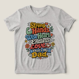 T-shirt En Tri-matière Mains fortes, cœur sage, amour infiniPersonnalisé