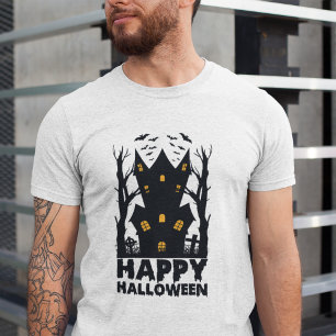 T-shirt En Tri-matière Maison hantée : Joyeux Halloween
