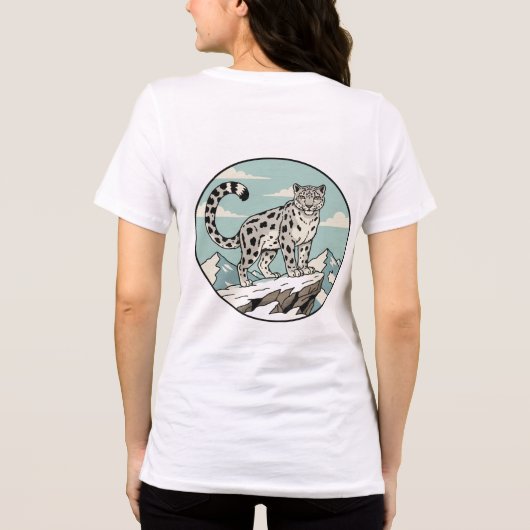T-shirt En Tri-matière Majestic Snow Leopard Tee (Verso)