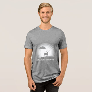 T-shirt En Tri-matière Majestic Stag Silhouette Under Lunar Light Style B
