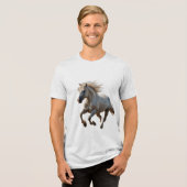 T-shirt En Tri-matière Majestic White Stallion (Recto plein)