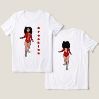 Majorette / Danseuse Tee rouge Tigre d'argent B