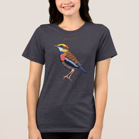 T-shirt En Tri-matière Malayan Banded Pitta (Recto)