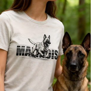 T-shirt En Tri-matière Malinois - Berger belge - Mechelaar