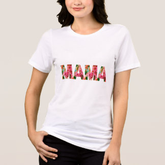 T-shirt En Tri-matière Mama – Minimalist Tribute to Motherhood T-Shirt De