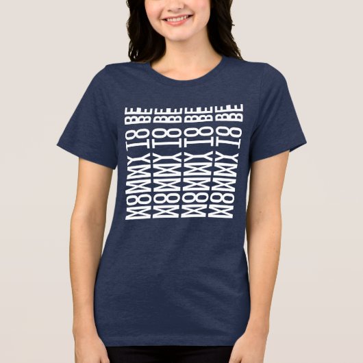 T-shirt En Tri-matière MAMAN À VENIR - Message Caché (Recto)