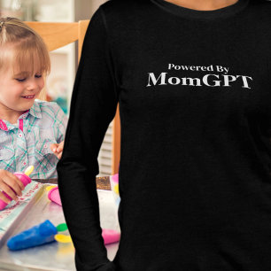T-shirt En Tri-matière Maman Anniversaire Drôle - Propulsé Par MomGPT - B