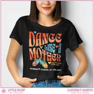 T-shirt En Tri-matière Maman Danse à claquettes de style rétro personnali