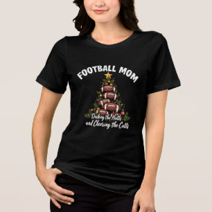 T-shirt En Tri-matière Maman De Football Jouer Dans Les Halls Football De