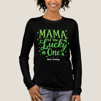 T-shirt En Tri-matière Maman du Chanceux Premier St. Patrick's Day