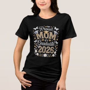 T-shirt En Tri-matière Maman fière d'une diplômée de 2026