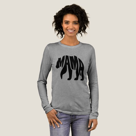 T-shirt En Tri-matière Maman Ourse (Recto complet)