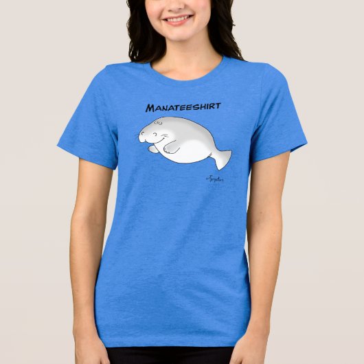 T-shirt En Tri-matière MANATEESHIRT par Sandra Boynton (Recto)