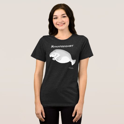 T-shirt En Tri-matière MANATEESHIRT par Sandra Boynton T-Shirt (Recto plein)