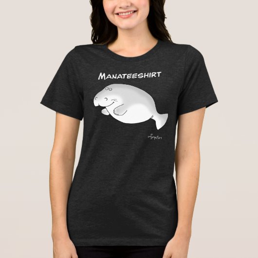 T-shirt En Tri-matière MANATEESHIRT par Sandra Boynton T-Shirt (Recto)
