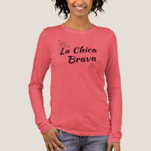 MANCHE LONGUE "LA CHICA BRAVA" NOIR