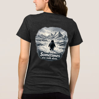 T-shirt En Tri-matière Manchot Solitaire à l'Horizon Gelé