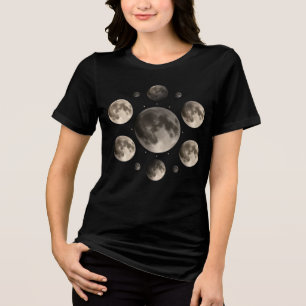 T-shirt En Tri-matière Mandala d'astronomie des phases lunaires célestes