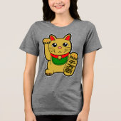 T-shirt En Tri-matière Maneki Neko : Chat Gold Lucky (Recto)