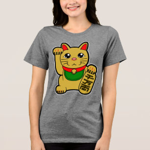T-shirt En Tri-matière Maneki Neko : Chat Gold Lucky