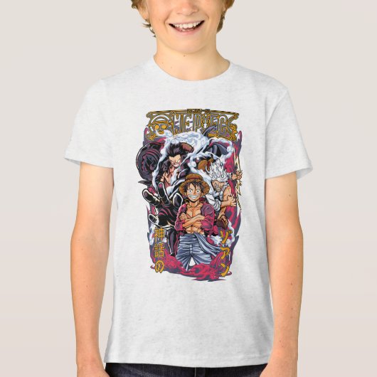 T-shirt En Tri-matière Mangá One Piece (Recto)
