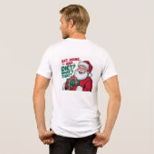 T-shirt En Tri-matière Manger Boire Nap whips Diet, drôle Père Noël (Verso intégral)