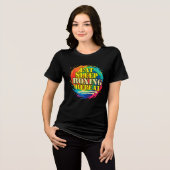 T-shirt En Tri-matière manger dormir boxe répéter (Recto plein)