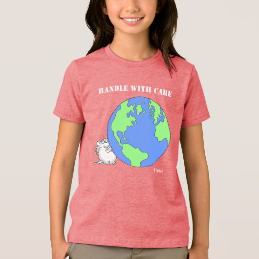 T-shirt En Tri-matière MANIÈRE AVEC SOIN Boynton Cat (Recto)