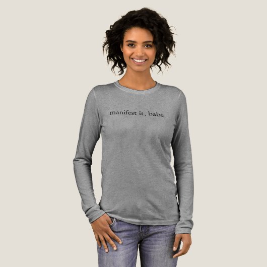 T-shirt En Tri-matière Manifest It Babe Women's Shirt (Recto complet)