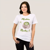 T-shirt En Tri-matière Mantra Matcha Graphisme pour les amateurs de thé (Recto plein)
