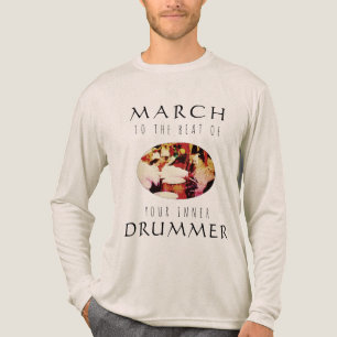 T-shirt En Tri-matière "Marchez à votre batteur intérieur" Inspiration ro