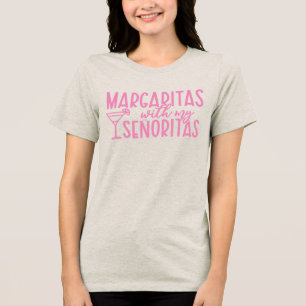 T-shirt En Tri-matière Margaritas avec mes Senoritas Groupe d'enterrement