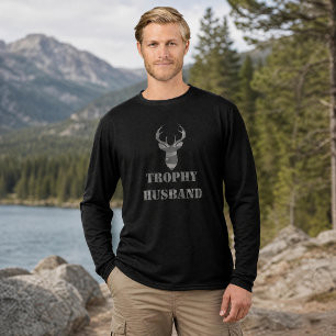 T-shirt En Tri-matière Mari Trophée Drôle Cadeau Hommes Manche Longue