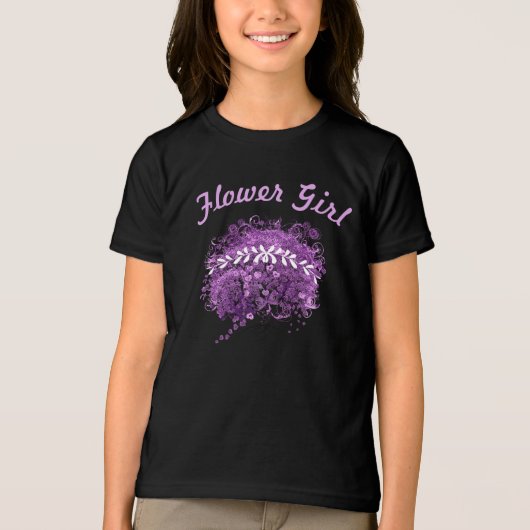 T-shirt En Tri-matière Mariage de feuille d'arbre de coeur violet radiant (Recto)