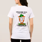 T-shirt En Tri-matière Marié à un Cow-Hugging- Greengo (Verso)