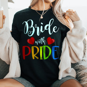 T-shirt En Tri-matière Mariée avec Fierté Mariage LGBTQ+