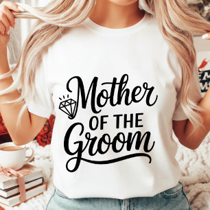 T-shirt En Tri-matière Mariée Mère du Marié Bachelor Cœur Diamant