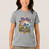 T-shirt En Tri-matière Marine (Recto)