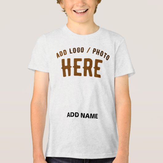 T-SHIRT EN TRI-MATIÈRE MARQUE BLANCHE MODERNE ET PERSONNALISABLE VÉRIFIÉE (Recto)