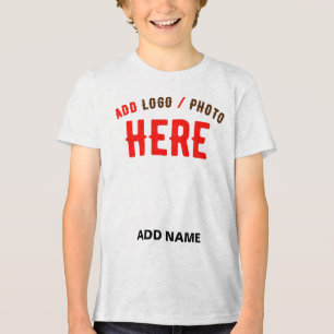T-SHIRT EN TRI-MATIÈRE MARQUE BLANCHE MODERNE ET PERSONNALISABLE VÉRIFIÉE