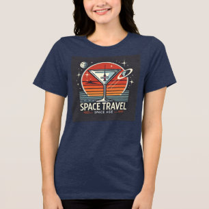 T-shirt En Tri-matière Martini Space Travel 1957 Space Age Logo