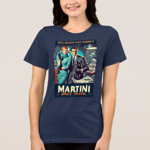 T-shirt En Tri-matière Martini Space Travel Poster SP5 : Agence de Chat N