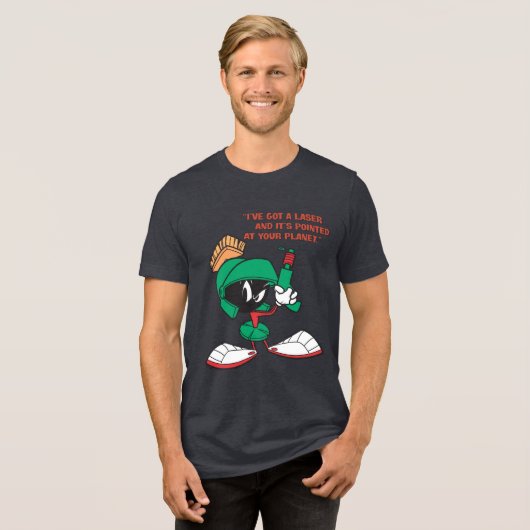 T-shirt En Tri-matière MARVIN LE MARTIAN™ avec pointes laser (Recto plein)