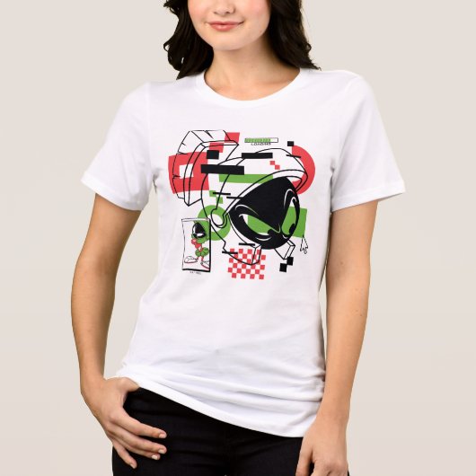 T-shirt En Tri-matière MARVIN THE MARTIAN™ Glitch (Recto)